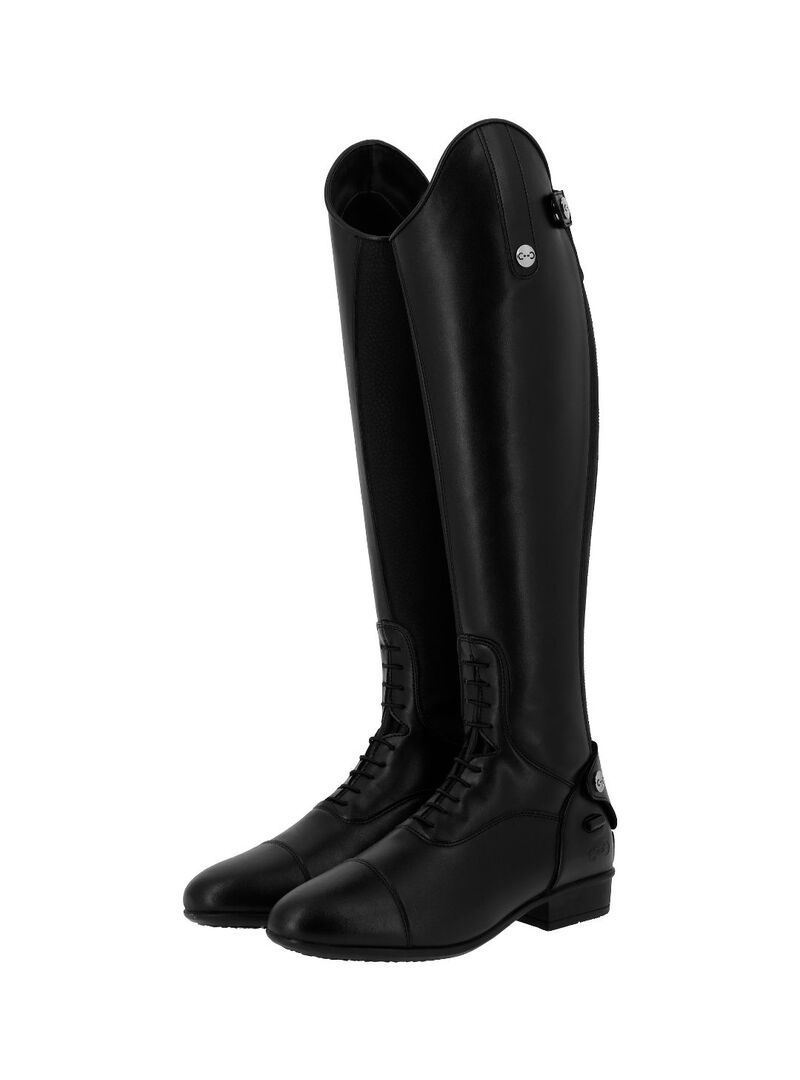 Botas sintéticas con cordones RIDING WORLD Negro