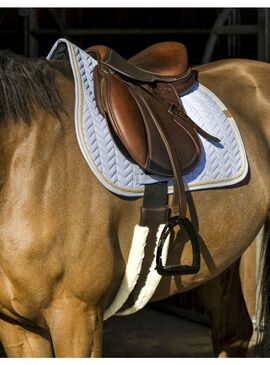 Mantilla Equithème "Softy" Azul Celeste