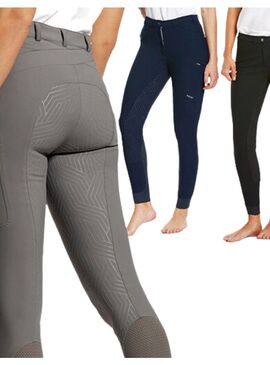 Pantalón Ariat Mujer Triton Full Grip Seat Gris