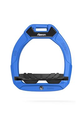 Estribo Safe-On Junior Flex-on Grip Inclinado Azul/Negro/Negro