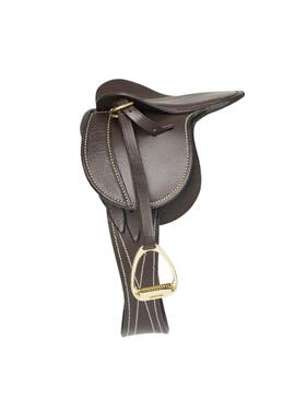 Silla Para Montar Poni Juguete Lemieux Marron
