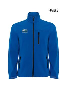 Chaqueta Hombre Softshell sin Capucha Granxa do Souto Azul Royal