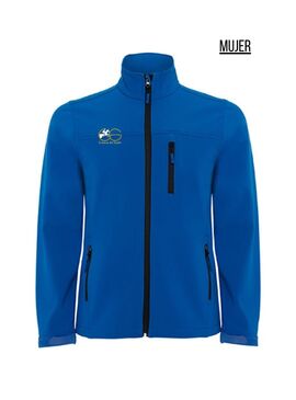 Chaqueta Mujer Softshell sin Capucha Granxa do Souto Azul Royal