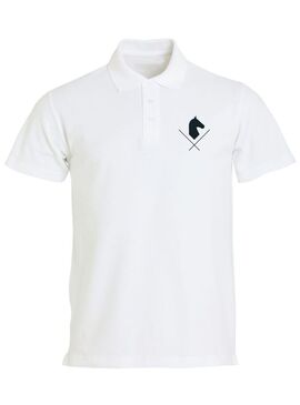 Polo Hombre con logo trasero Rías Baixas Blanco