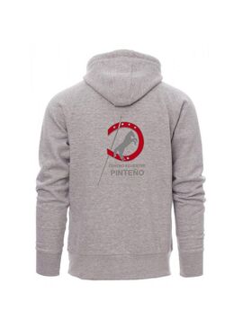 Sudadera Adulto Canguro Centro Ecuestre Pinteño Gris