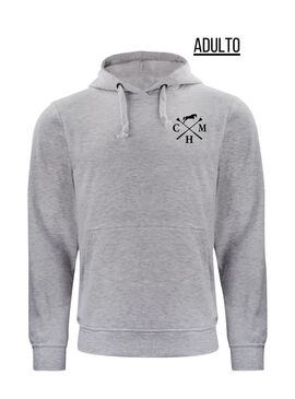 Sudadera canguro Adulto Monfragüe Gris