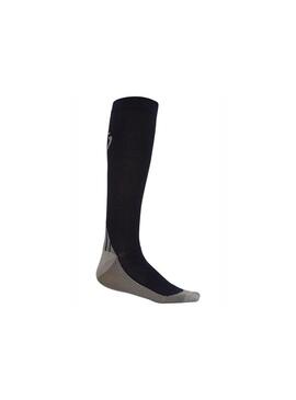 Calcetines Lana Cavalleria Toscana Gris/Negro