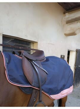 Riñonera Equithème "Tyrex 600 D" Marino/Oro Rosa