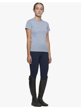 Camiseta Mini Degradé Niña Cavalleria Toscana Azul Claro