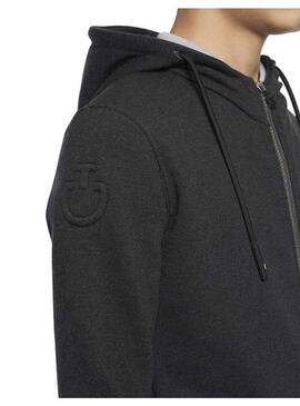 Sudadera Junior Capucha Train Hard Cavalleria Toscana Gris