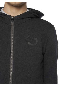 Sudadera Junior Capucha Train Hard Cavalleria Toscana Gris