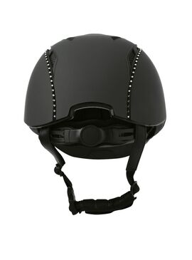 Casco Equithème “Compet Cristal” Negro/Cristal Blanco