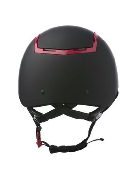 Casco Equithème “Insert Coloré” Negro Mate/Rojo