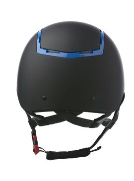 Casco Equithème “Insert Coloré” Negro Mate/Azul