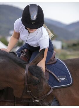 Casco Equithème “Glint Moiré” Negro