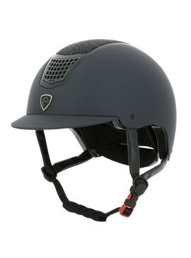 Casco Equithème “Airy” Azul/Inserción Contorno Azul Brillante