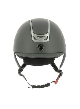 Casco Equithème “Pepit” Negro/Cromado