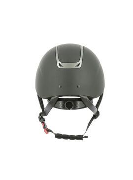 Casco Equithème “Pepit” Negro/Cromado