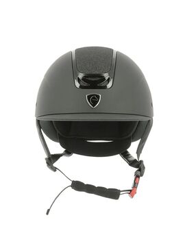 Casco Equithème “Pepit” Lamé Negro