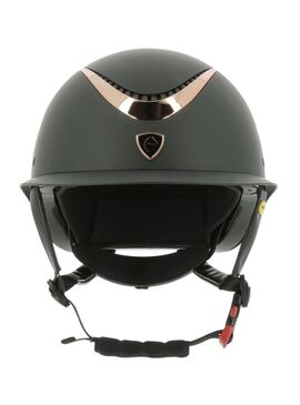 Casco Equithème “Wings” Oro Rosa/Negro