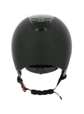 Casco Equithème “Airy” Negro/Inserción Borde Negro Brillante