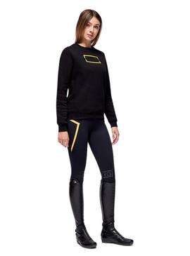 Sudadera Cuello Redondo Mujer RG Negro