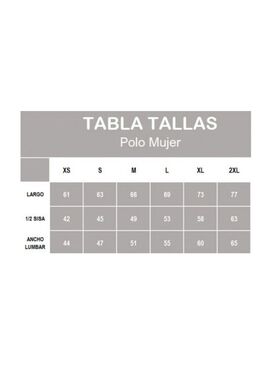 Polo Mujer ESTABLOS VIGO Gris-Logo Negro