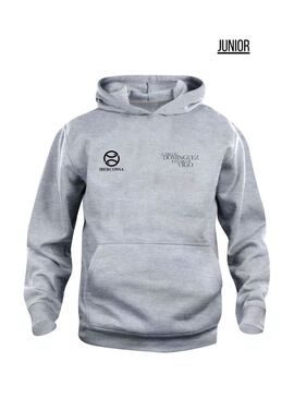 Sudadera con Capucha Junior ESTABLOS VIGO Gris-Logo Negro