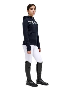 Sudadera Algodón con estampado Niña Cavalleria Toscana Azul