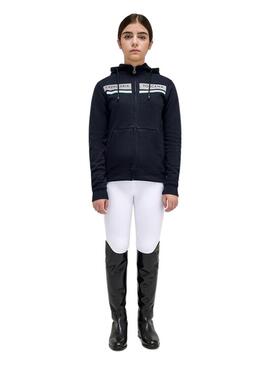 Sudadera Algodón con estampado Niña Cavalleria Toscana Azul
