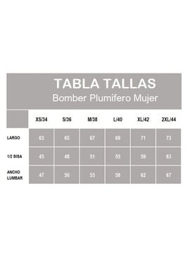 Bomber Plumífero Mujer LA MURALLA Marino