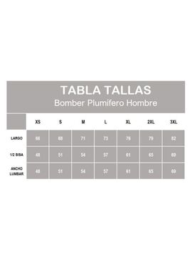 Bomber Plumífero Hombre LA MURALLA Marino