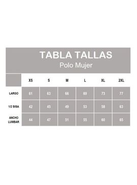 Polo Mujer EQUIGALIA Blanco