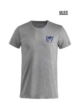 Camiseta Mujer DAVID VELOSO Gris