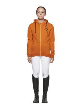 Sudadera Junior Capucha TrainHard Cavalleria Toscana Naranja