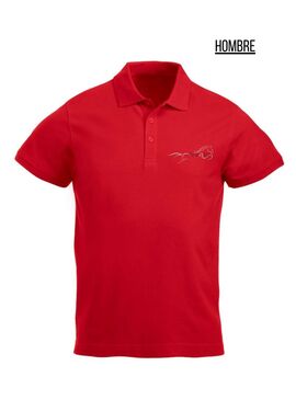 Polo Hombre ABRAIN Rojo