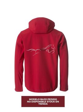 Chaqueta Mujer Softshell ABRAIN Rojo