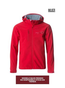 Chaqueta Mujer Softshell ABRAIN Rojo