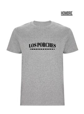 Camiseta Hombre PORCHES Gris