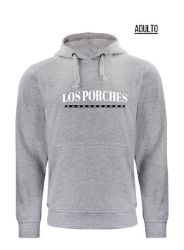 Sudadera con Capucha Adulto PORCHES Gris