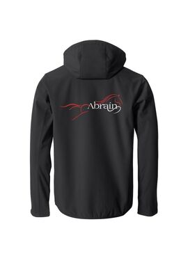 Chaqueta Junior Softshell ABRAIN Negro