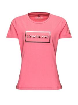 Camiseta Junior KLclement Kingsland Rosa