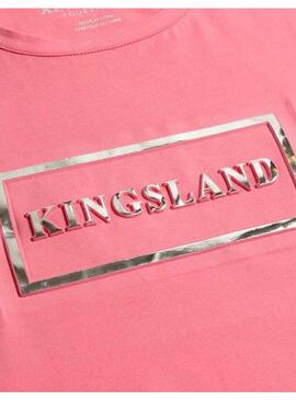 Camiseta Junior KLclement Kingsland Rosa