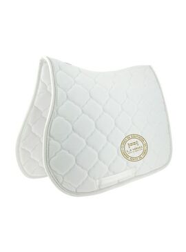 Mantilla G_RHORSES Blanco-Logo Dorado