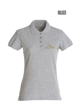 Polo Mujer G_RHORSES Gris