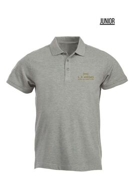 Polo Junior G_RHORSES Gris