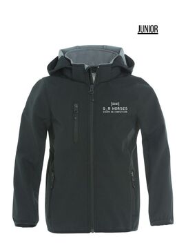 Chaqueta Junior Softshell G_RHORSES Negro