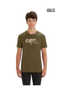 Camiseta Adulto Equoalalma Kakhi