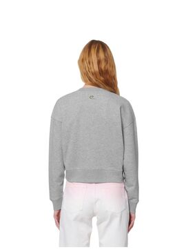 Sudadera Mujer Cuello Redondo EQUOALALMA Gris