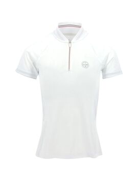 Polo Equithème “Emma” Mujer Blanco